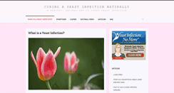 Desktop Screenshot of curetheyeastinfection.com